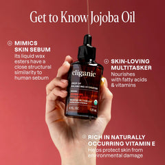 Cliganic Organic Jojoba Oil, 100% Pure (4oz) Cliganic