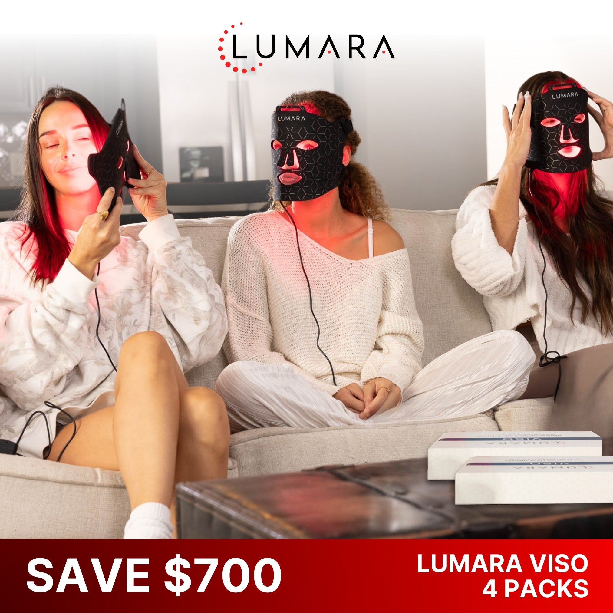 LUMARA VISO - FDA Certified Red Light Therapy Mask Lumara