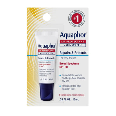 Aquaphor Lip Protectant and Sunscreen Ointment - Broad Spectrum SPF 30 Aquaphor