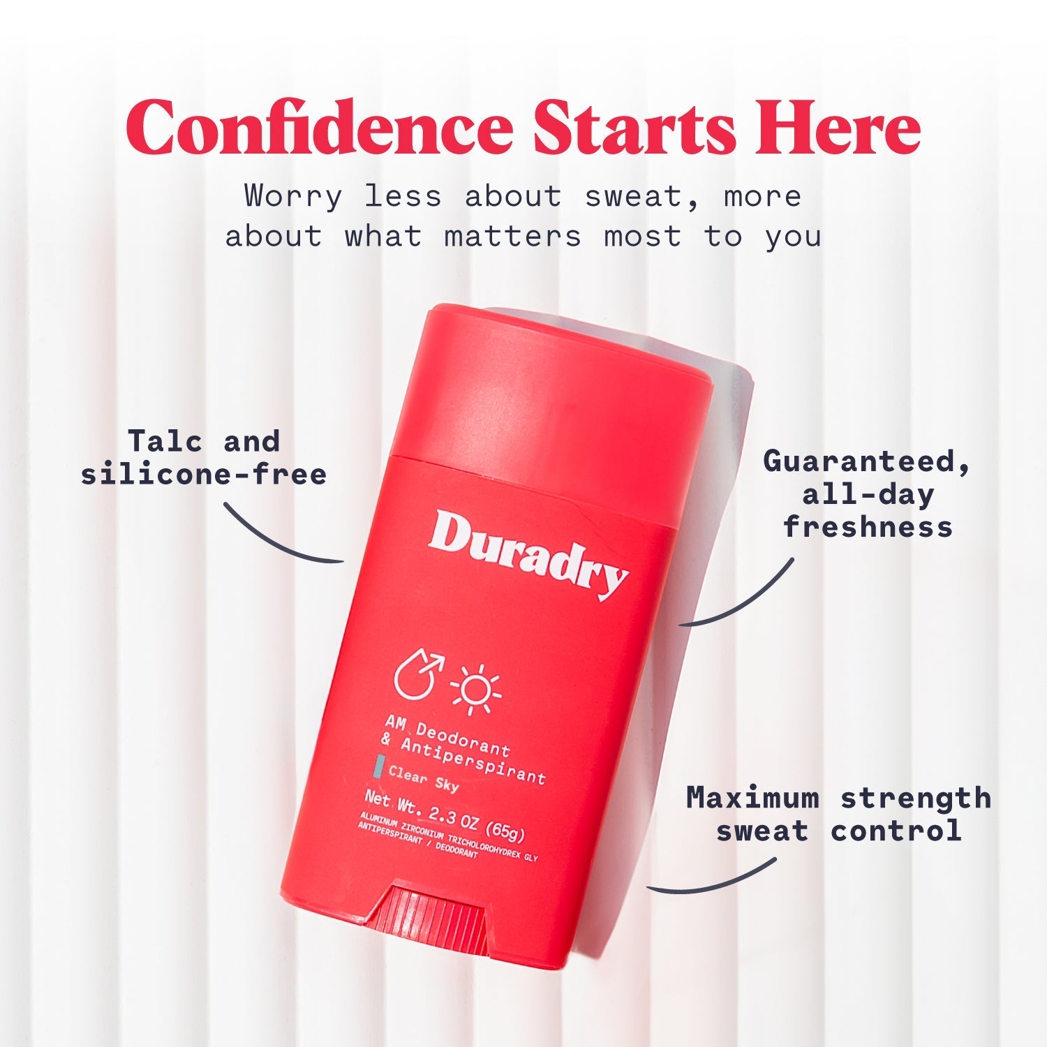 Duradry Antiperspirant Deodorant Stick Duradry