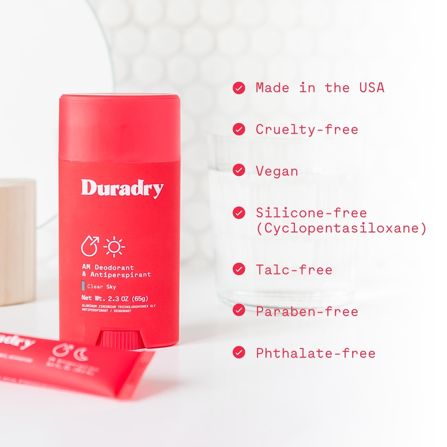 Duradry Antiperspirant Deodorant Stick Duradry
