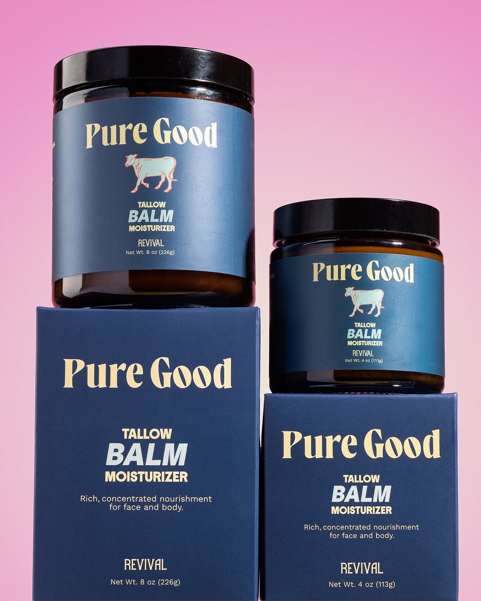 Pure Good Tallow Balm Moisturizer- Revival Pure Good LLC