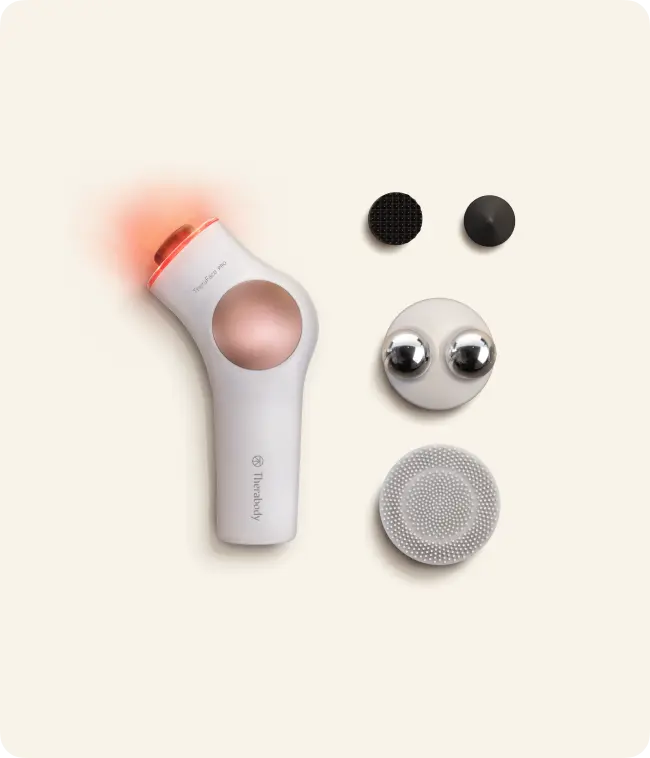 TheraFace PRO (White) | Clinically-Proven All-in-One Skincare Device therabody