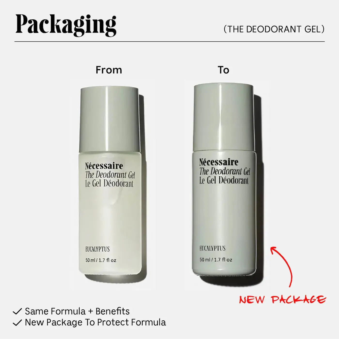 Nécessaire The Deodorant Gel – Aluminum-Free Mandelic Acid Deodorant Nécessaire