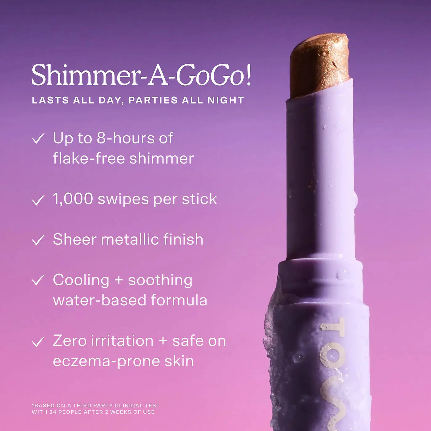 GoGo Cooling Shimmer 8H Eyeshadow Stick - Tower 28 Beauty | Sephora sephora