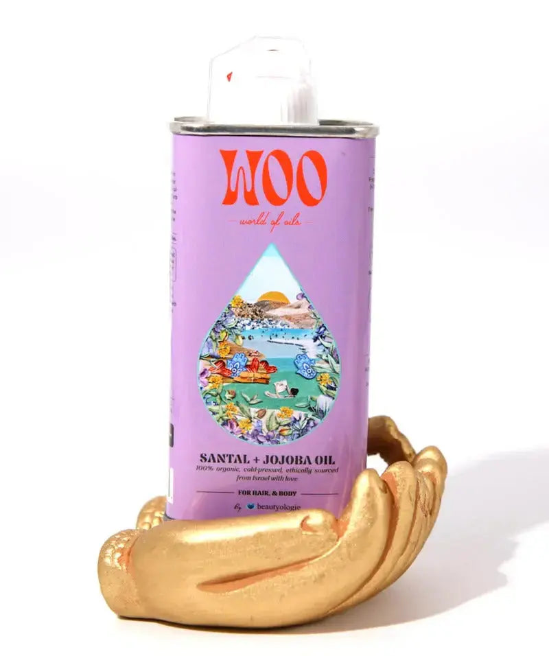 WOO Santal + Jojoba Oil – Nourishing Body & Hair Oil with Aromatic Santal woooils